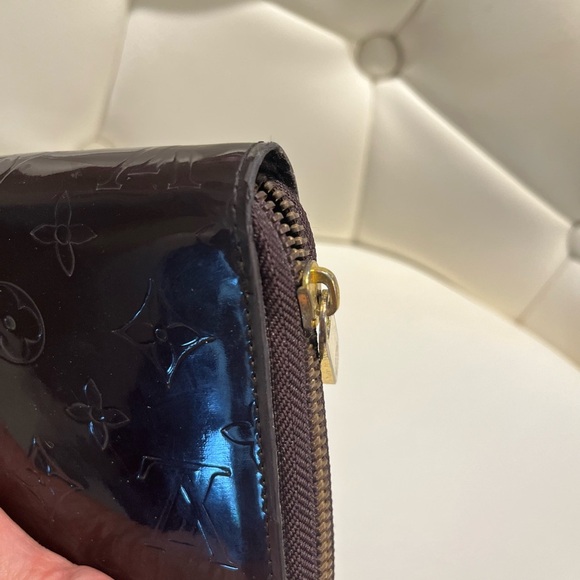 Louis Vuitton Dark Brown Embossed Wallet - Picture 7 of 14